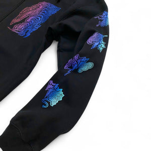 TETSUNORI TAWARAYA / FIREWORKS ZIP HOODIE